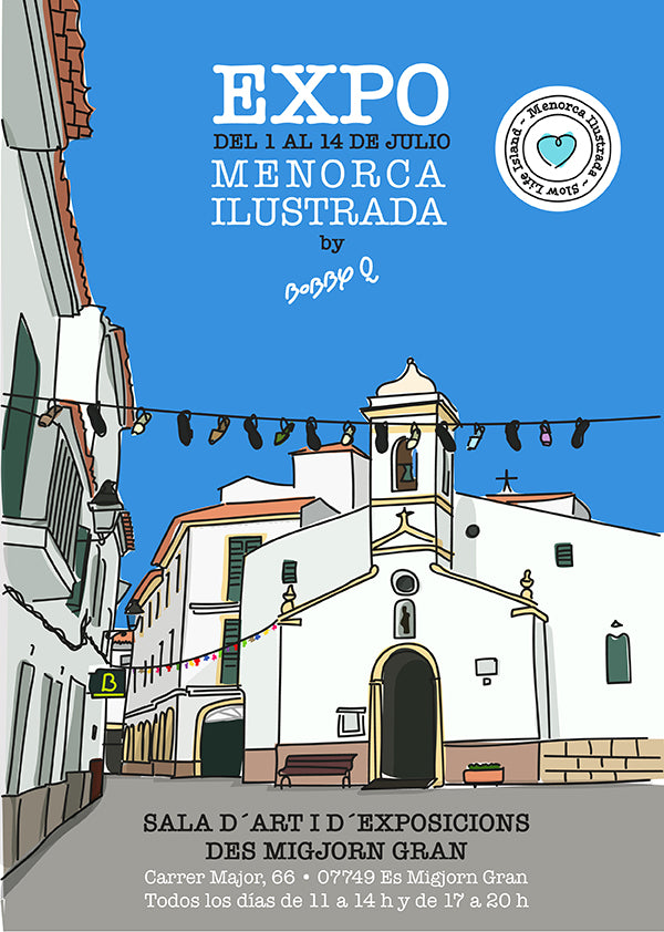 Expo de Menorca Ilustrada® en Es Migjorn Gran