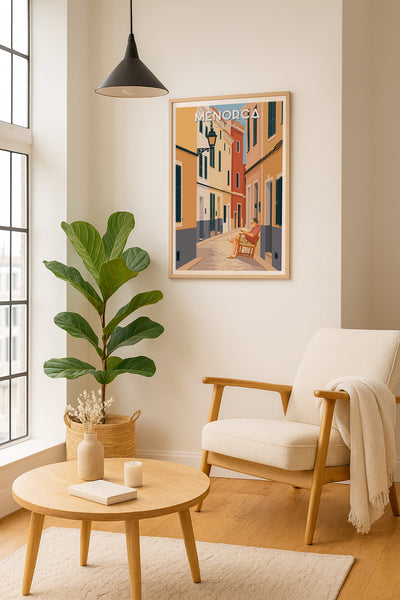 Póster y láminas neovintage Ses Andrones, Ciutadella - Menorca