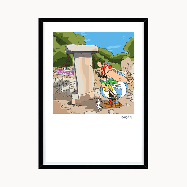 Lámina Axterix y Obelix en Binisafullet
