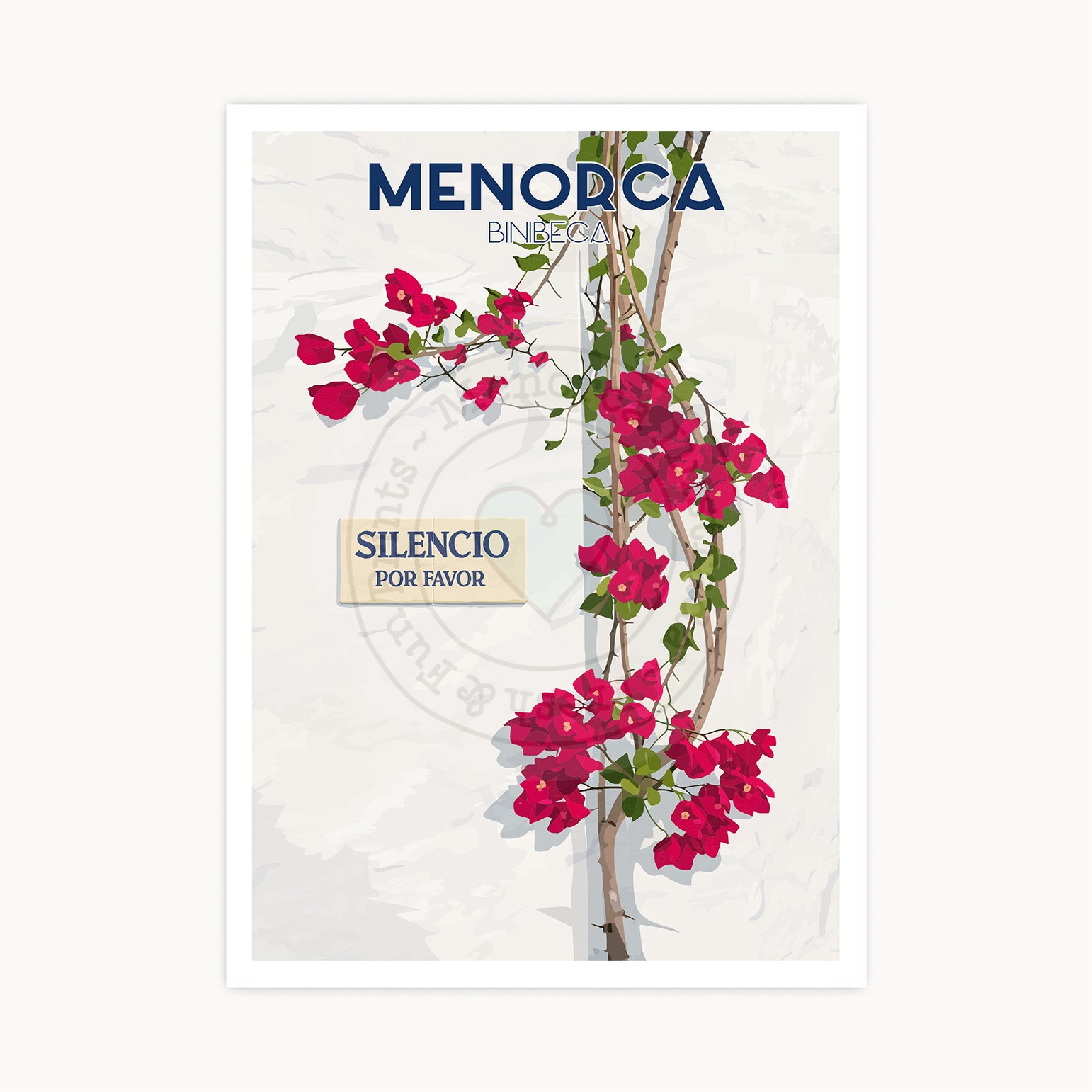 Póster Binibeca, Silencio por favor