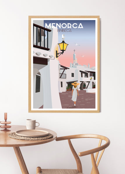 Poster Binibeca - Menorca