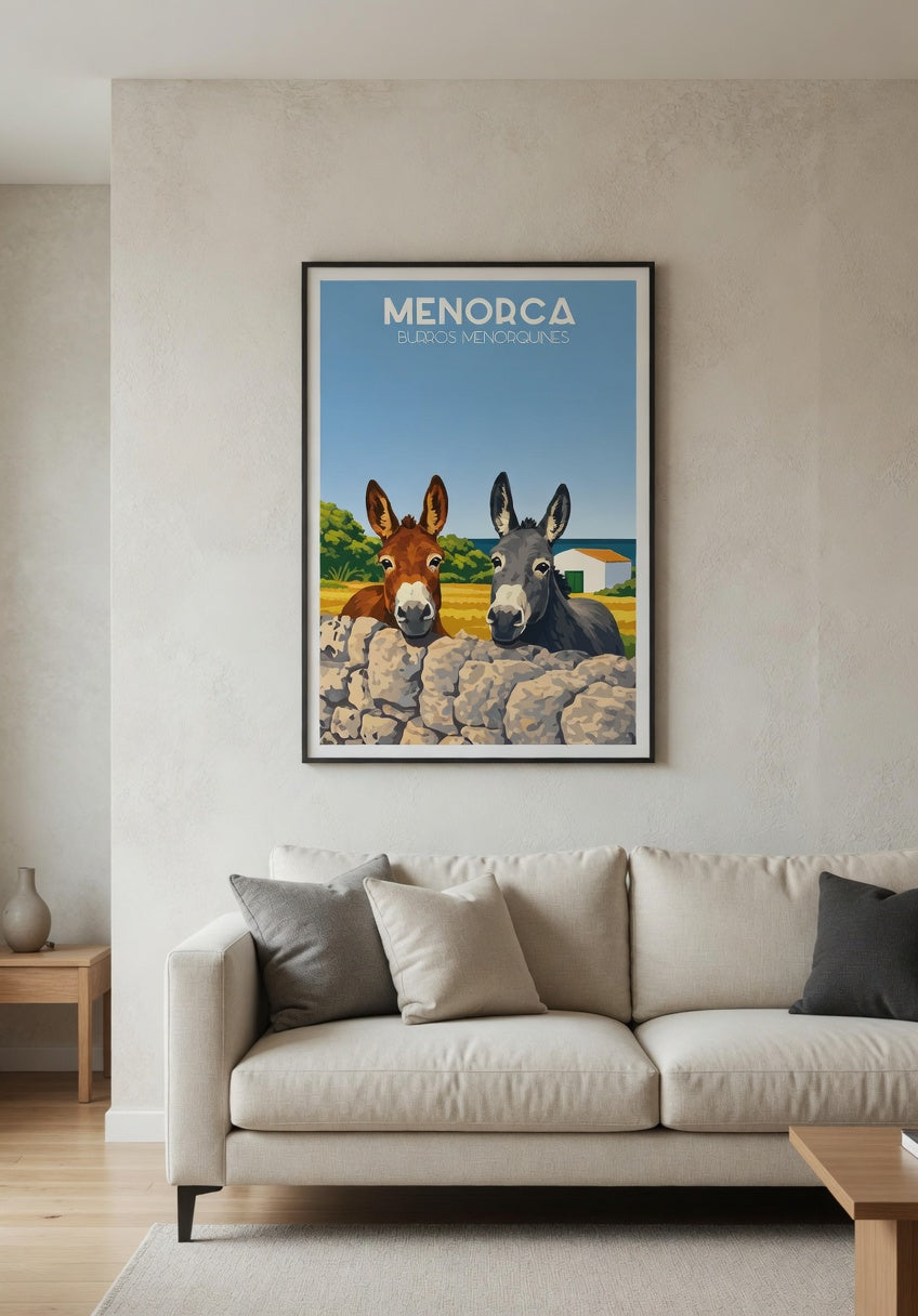 Affiche de la plage de Cavalleria