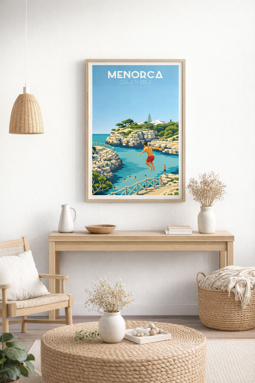 Póster Cala en Brut