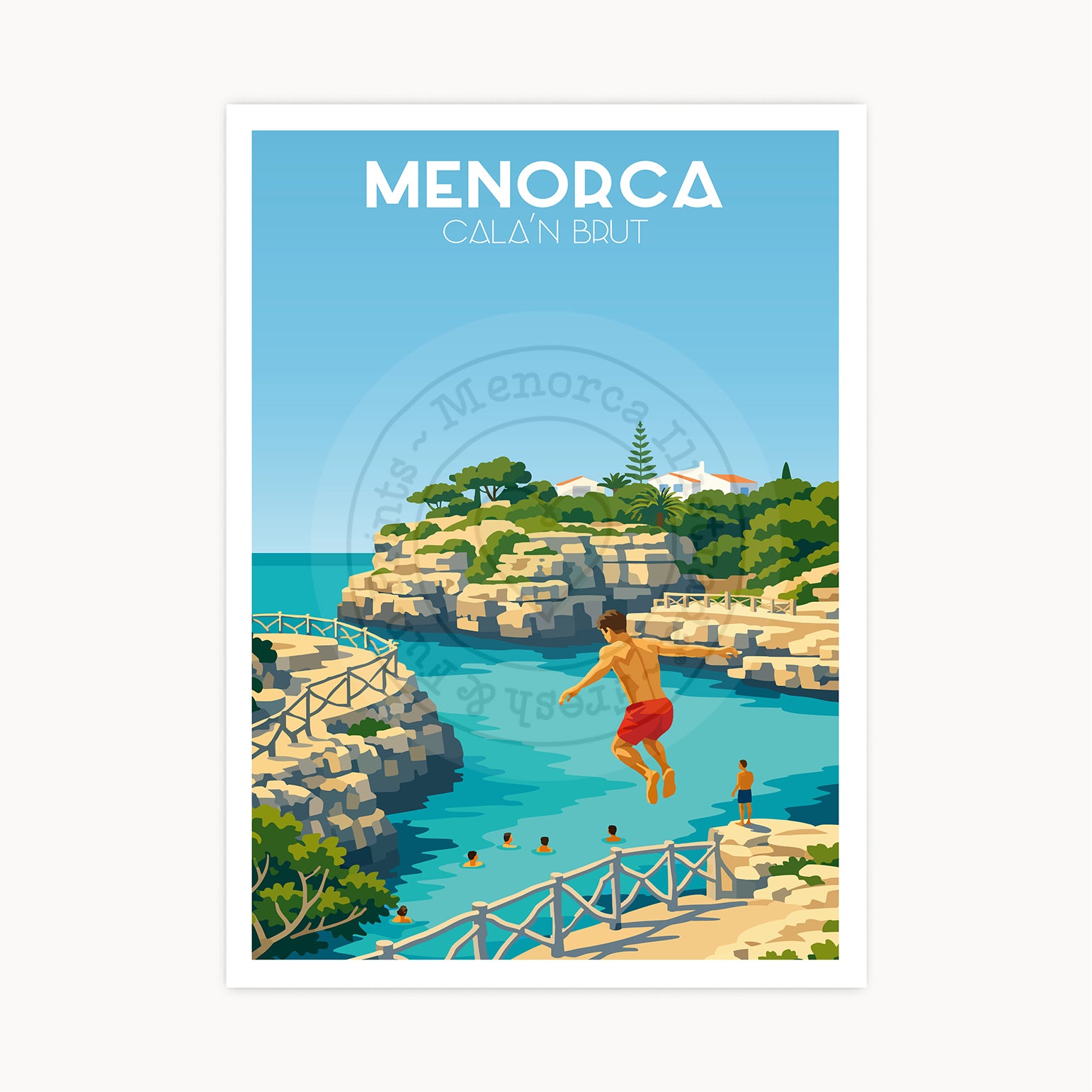 Póster Cala en Brut