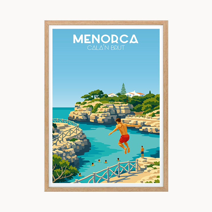 Póster Cala en Brut
