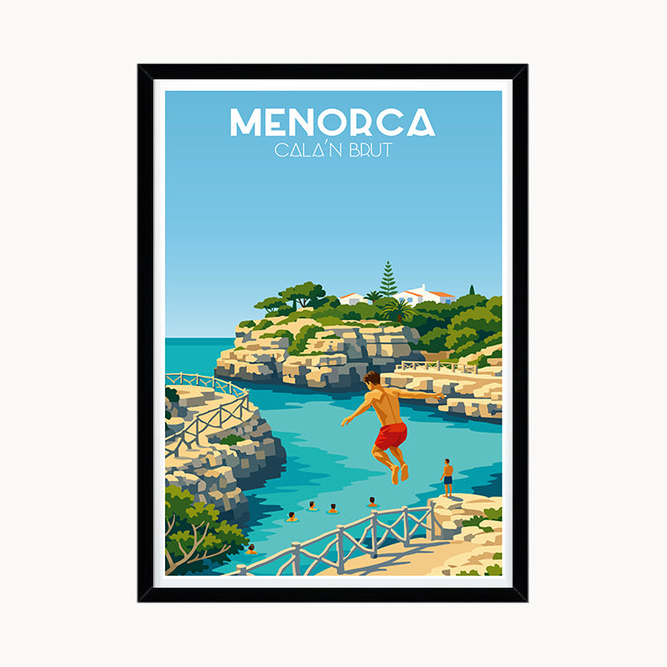 Póster Cala en Brut