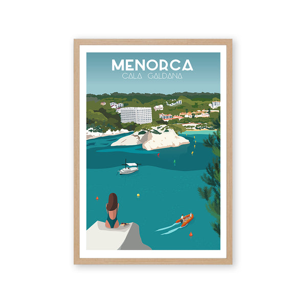 Póster y láminas neovitage Cala Galdana - Menorca