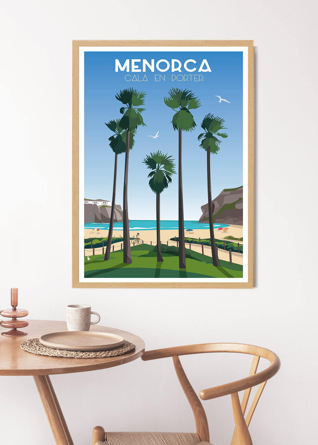 Póster Cala en Porter