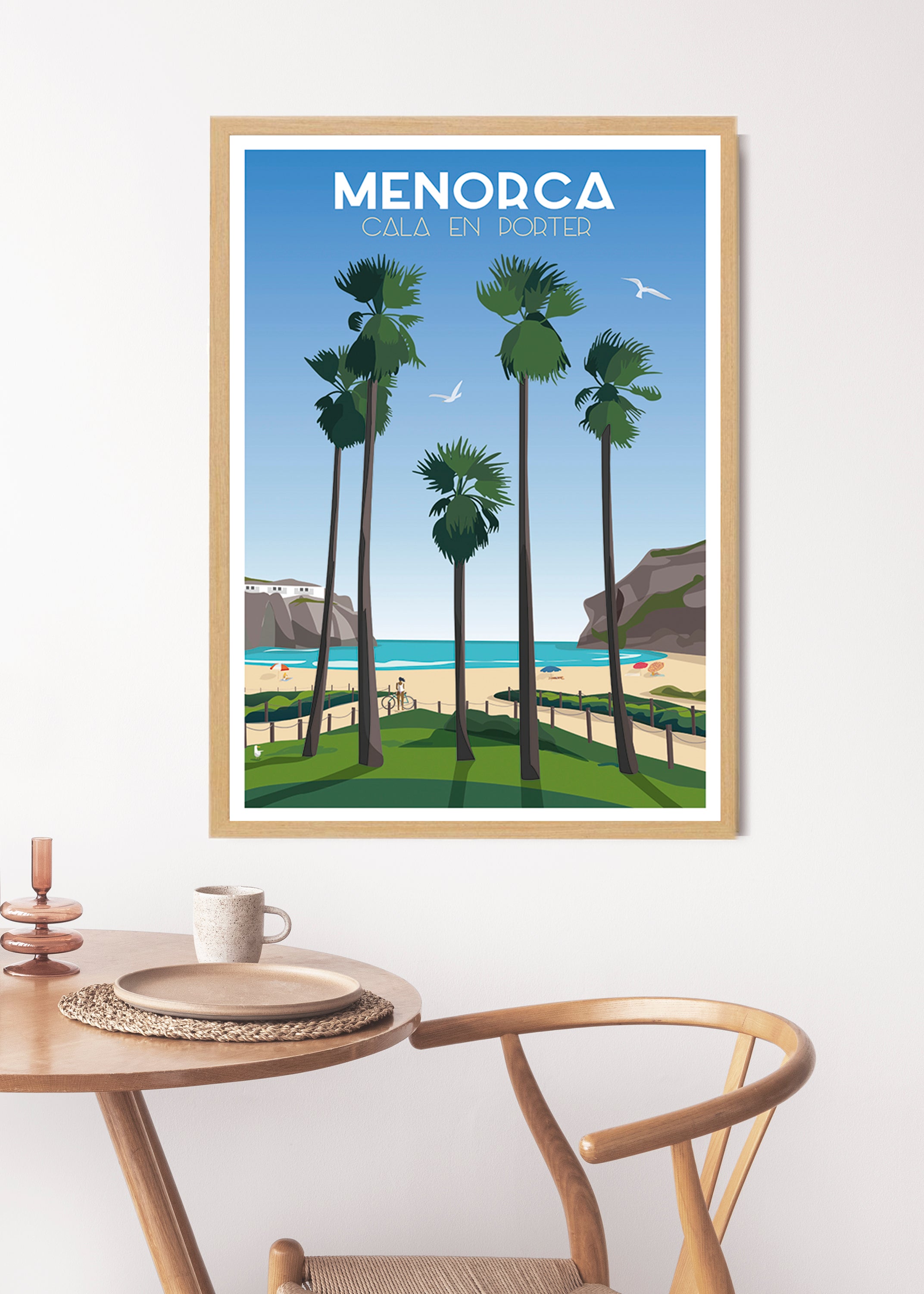 Póster Cala en Porter