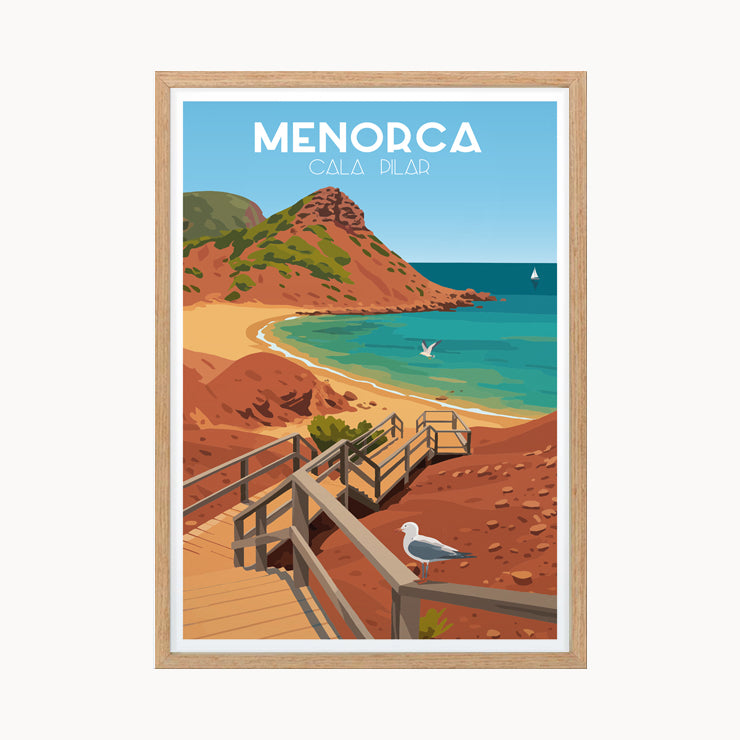 Póster Cala Pilar