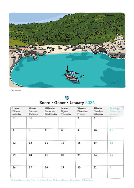 Calendarios 2026