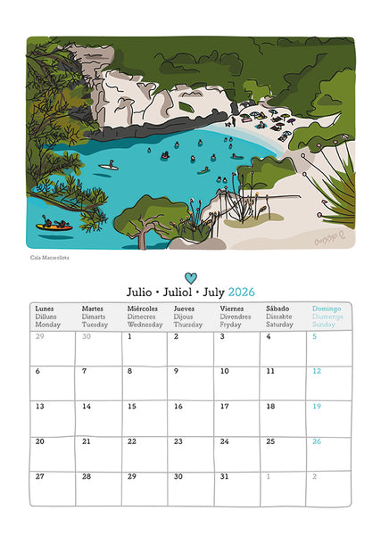 Calendarios 2026