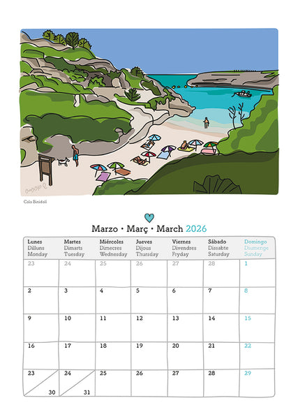 Calendarios 2026