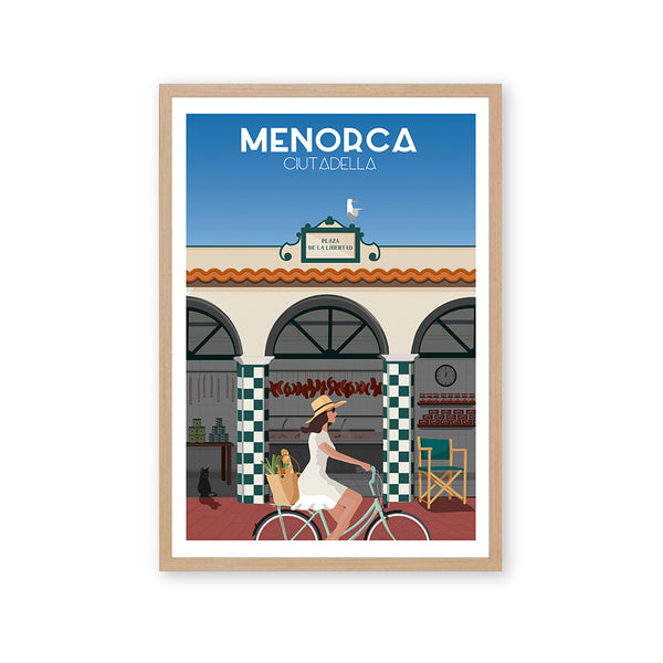 Póster y láminas neovintage Ciutadella - Menorca