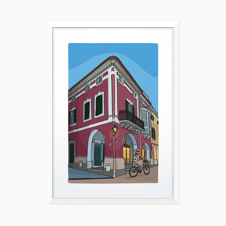 Lámina atardecer en Ses Voltes Ciutadella