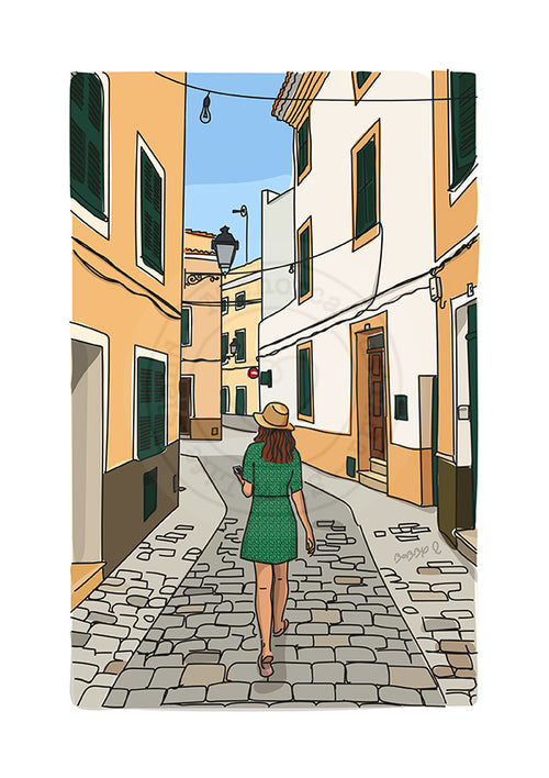 Chica calle de Ciutadella