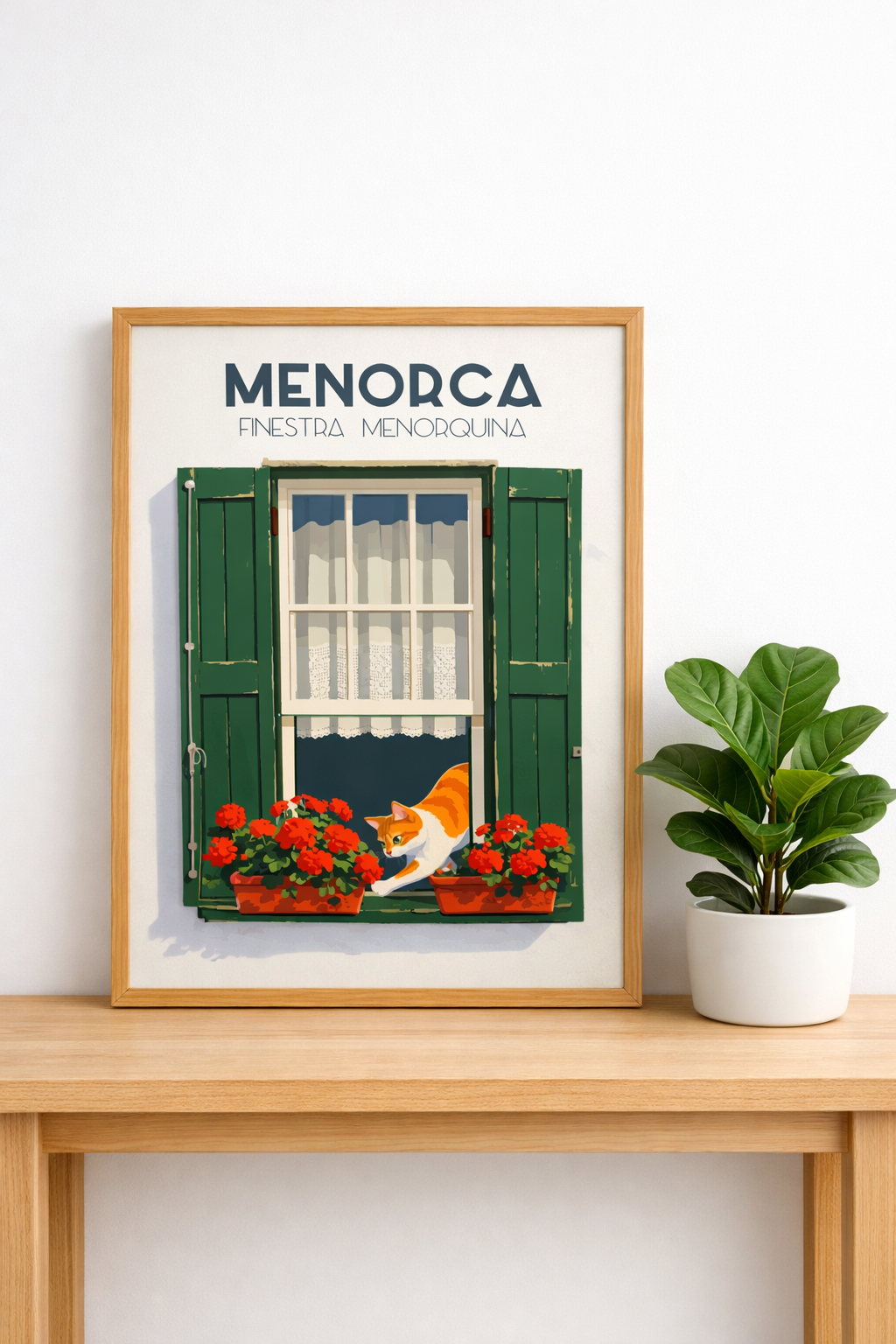 Póster Ventana Menorquina