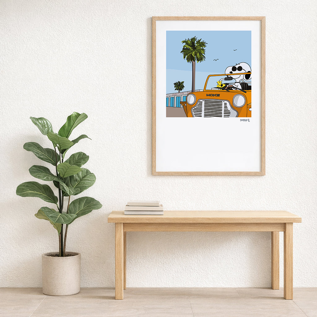 Affiche de la plage de Cavalleria