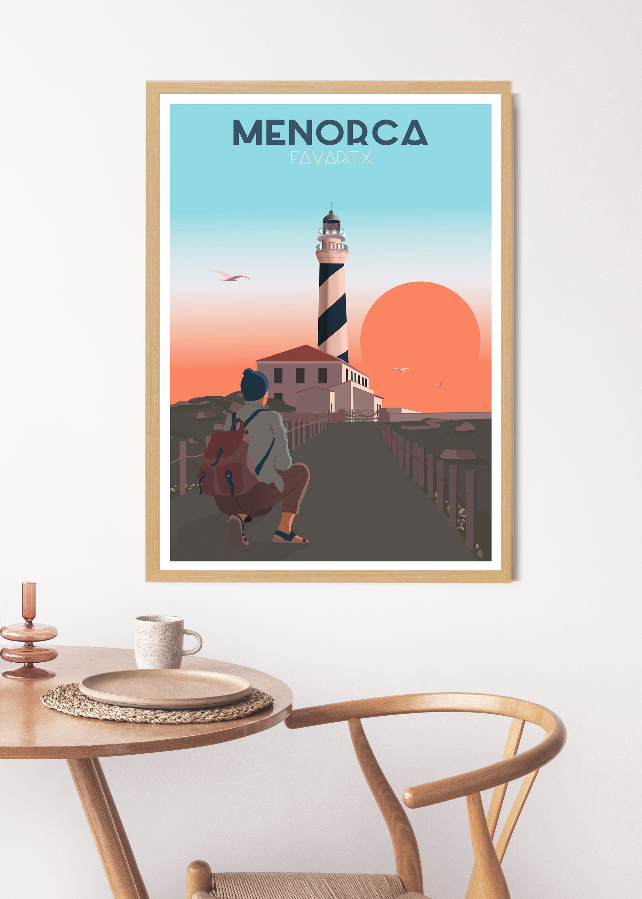 Favaritx Lighthouse Poster