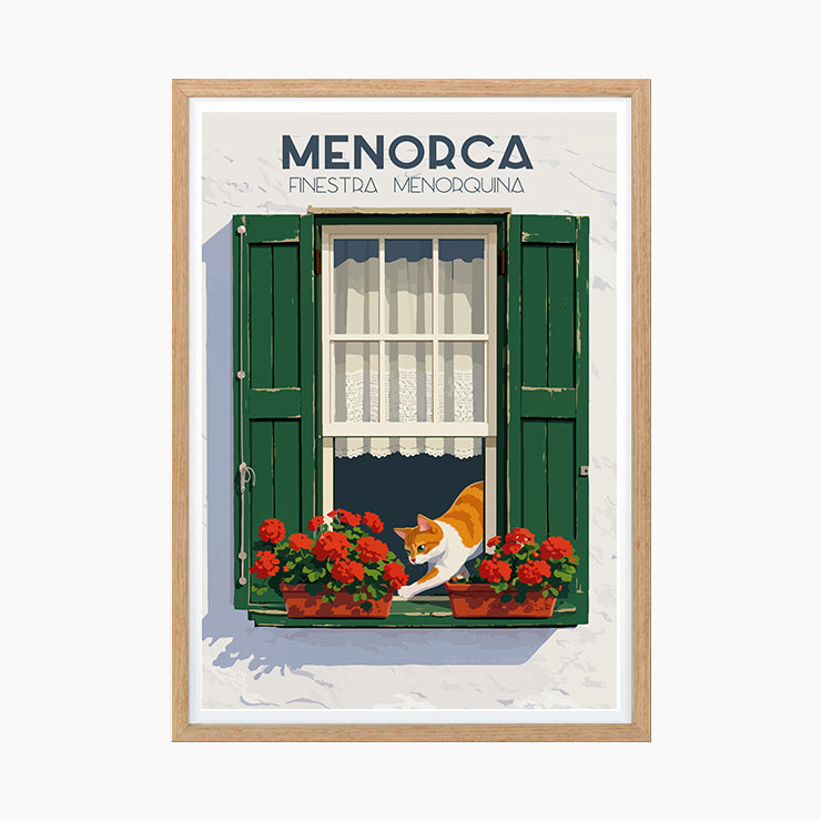 Póster Ventana Menorquina