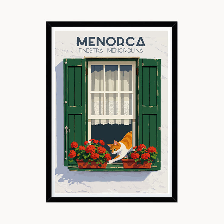 Póster Ventana Menorquina