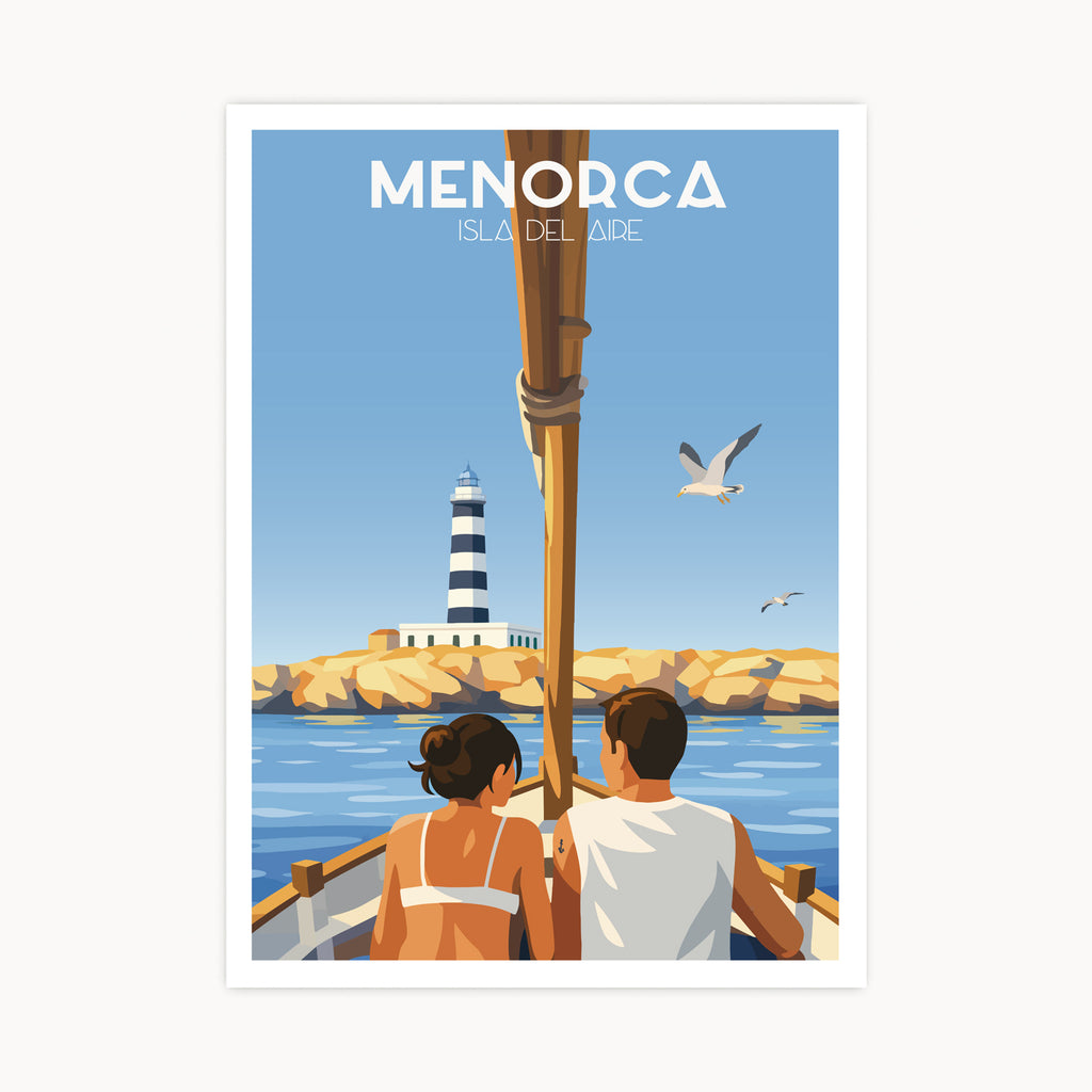 Póster Faro de la Isla del Aire