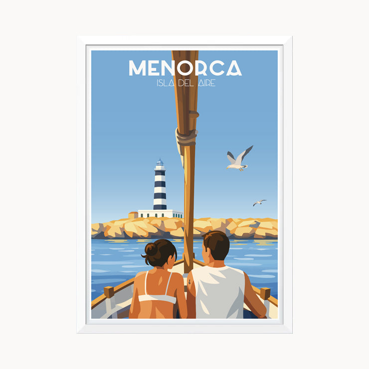 Póster Faro de la Isla del Aire