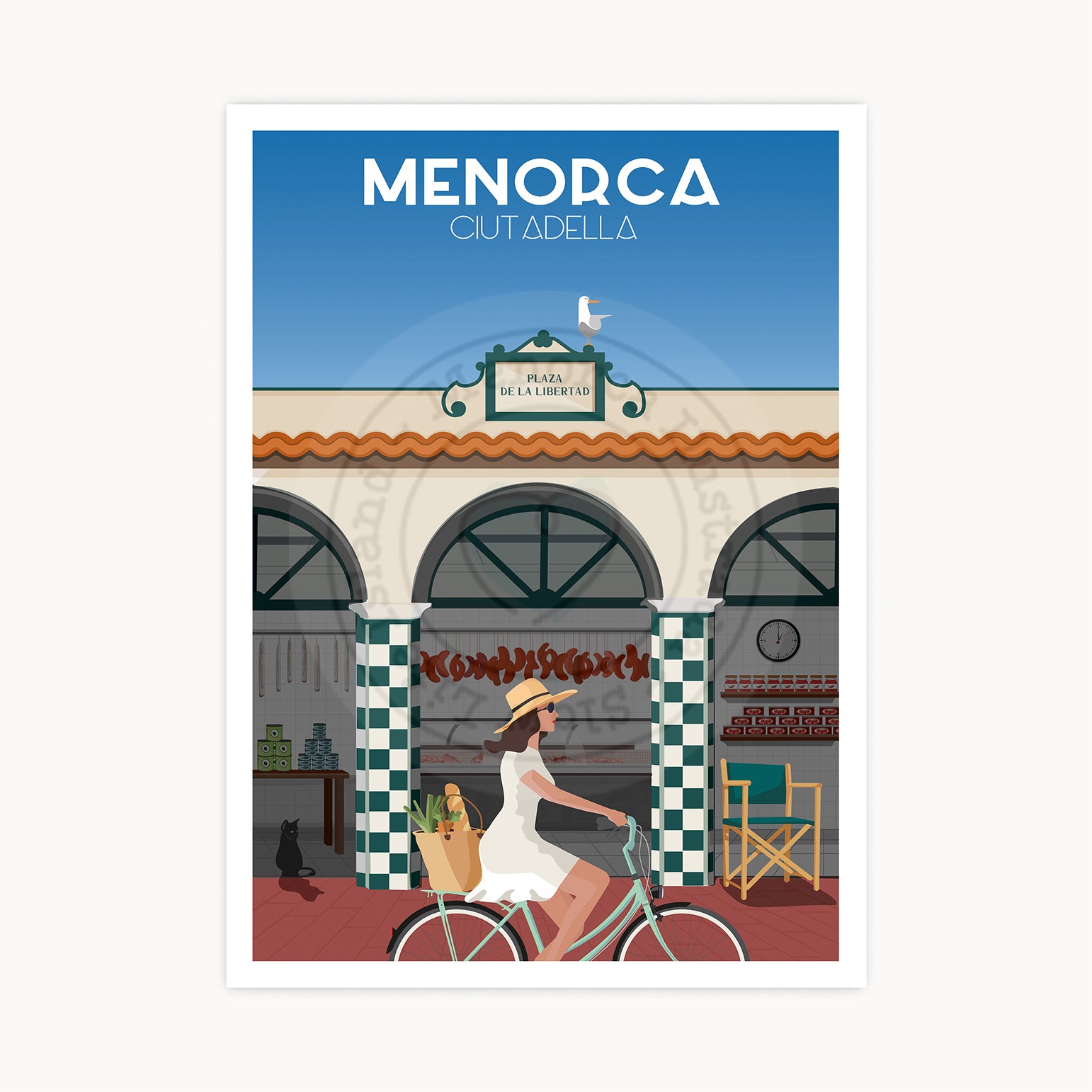 Ciutadella Market Poster