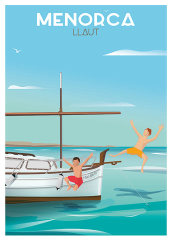 Poster Llaut - Menorca