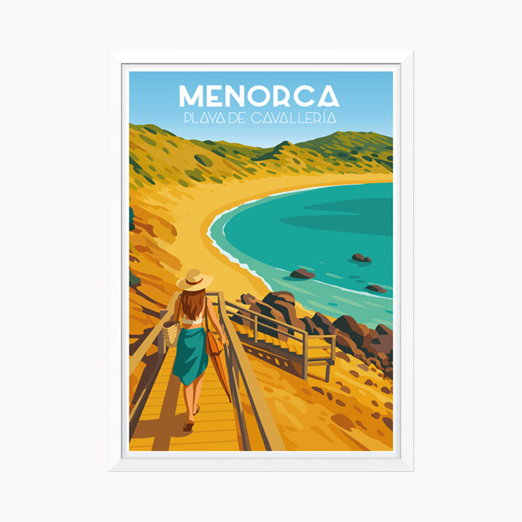 Póster Playa de Cavallería