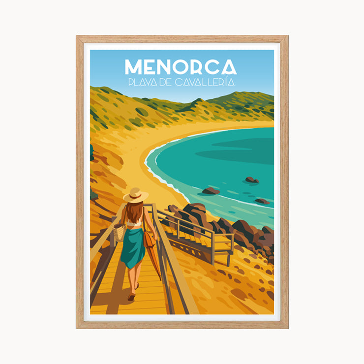 Póster Playa de Cavallería