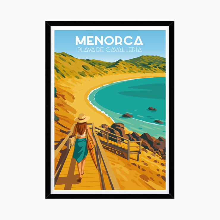 Póster Playa de Cavallería