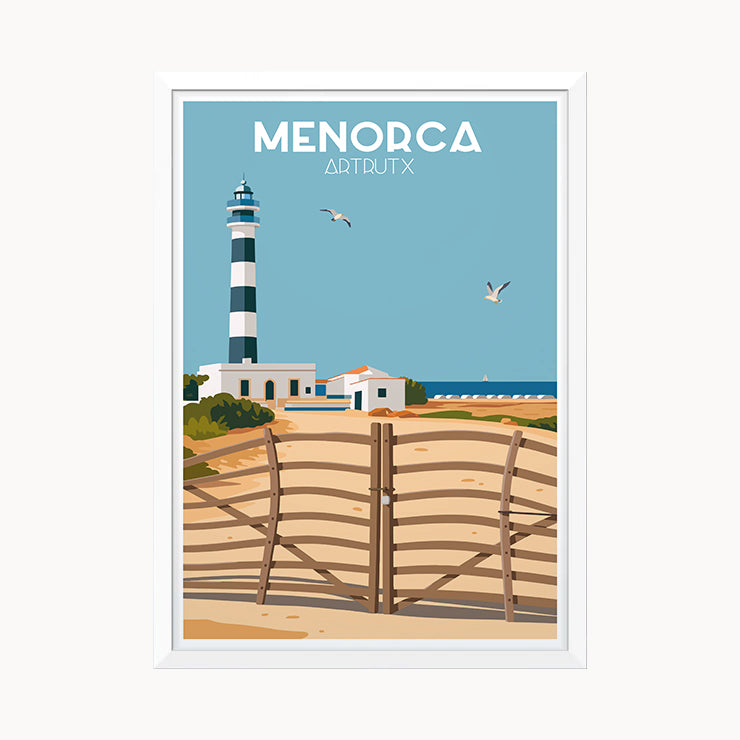 Póster Faro de Artrutx