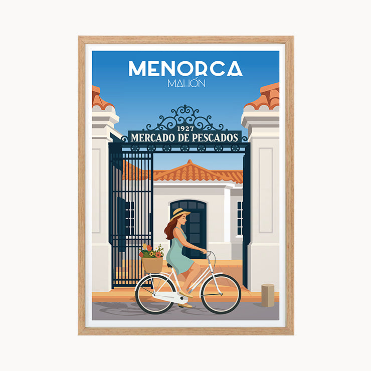 Póster Mercado de Pescados de Maó