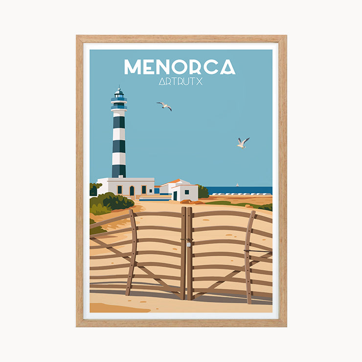 Póster Faro de Artrutx