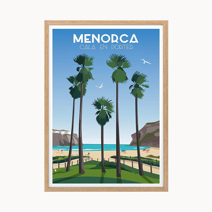 Póster Cala en Porter