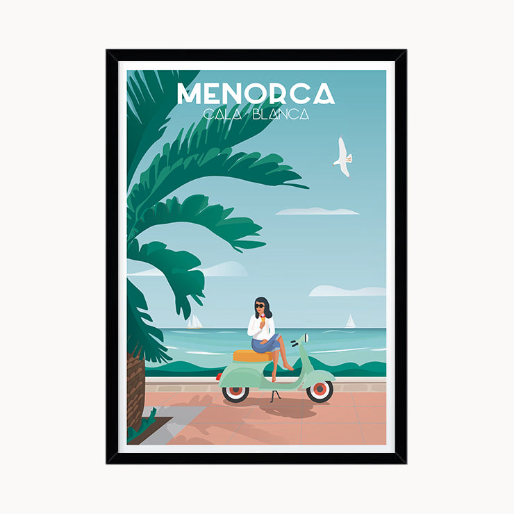 Póster Cala Blanca