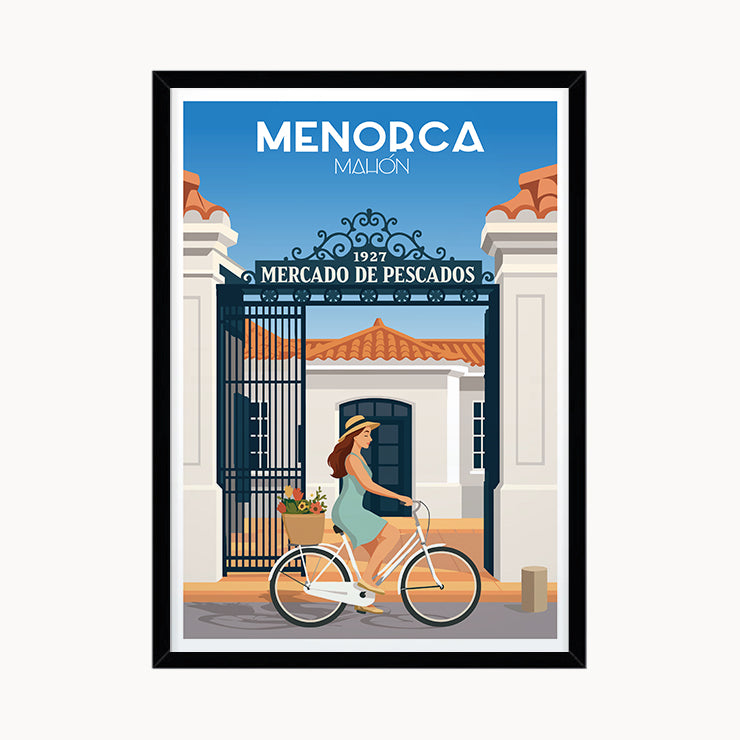 Póster Mercado de Pescados de Maó