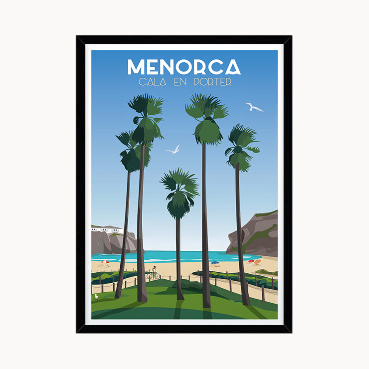 Póster Cala en Porter