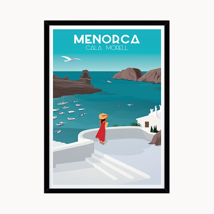 Póster Cala Morell