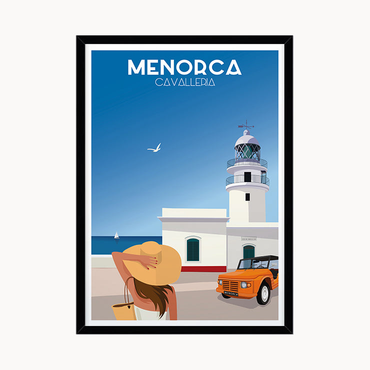 Póster Faro de Cavallería