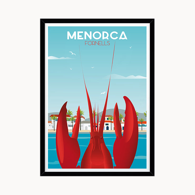 Póster Langosta de Fornells