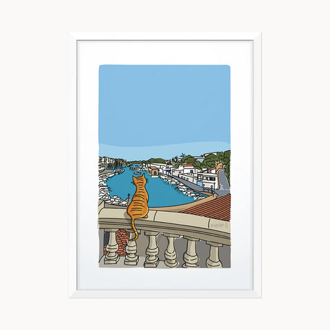 Lámina Gato Port Ciutadella