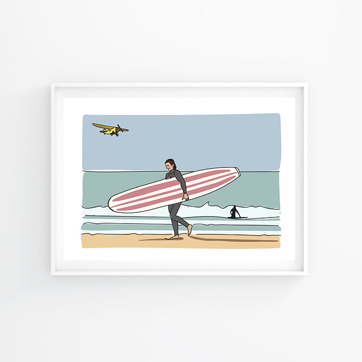 Feuille de longboard courte 