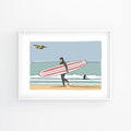 Feuille de longboard courte 