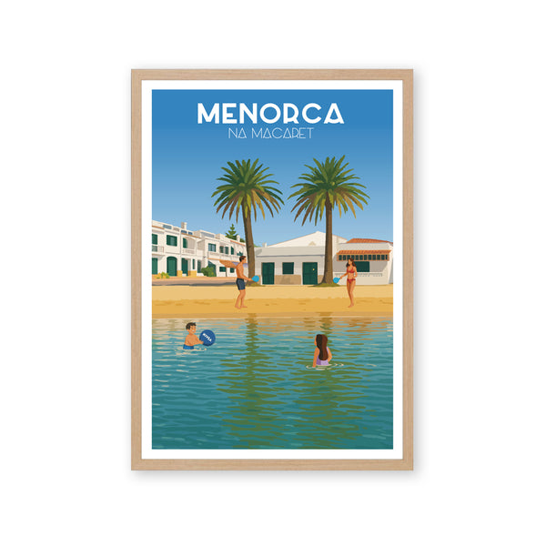 Póster y láminas neovintage Na Macaret - Menorca