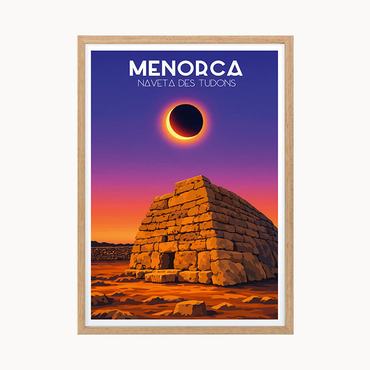 Póster Eclipse Naveta des Tudons