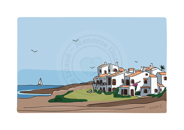 Lámina Playas de Fornells 1