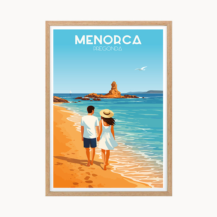 Póster Cala Pregonda