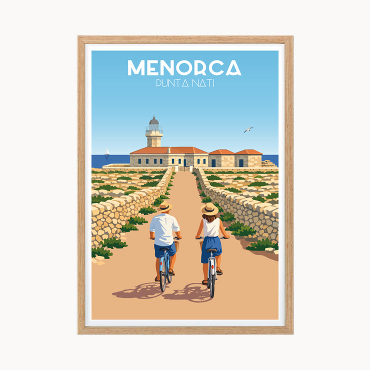 Affiche de la plage de Cavalleria